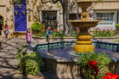 Fountain and Flowers at Tlaquepaque