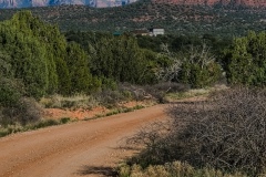 Road to  Spirit Ranch on the way to Palatki site