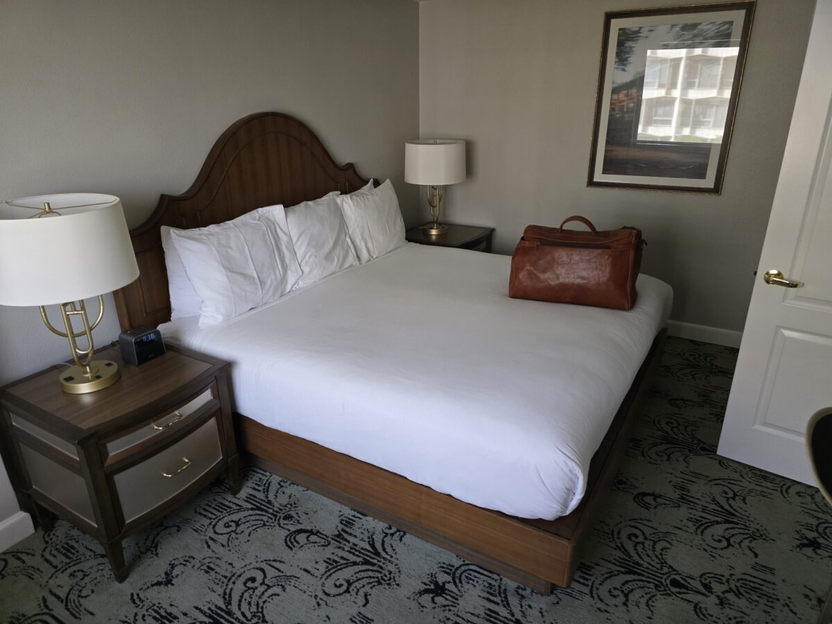 The bedroom in my unit at The dinning area of my one bedroom unit at The kitchen area in my one bedroom units at Wyndham Avenue Plaza Timeshare On St. Charles Street in New Orleans